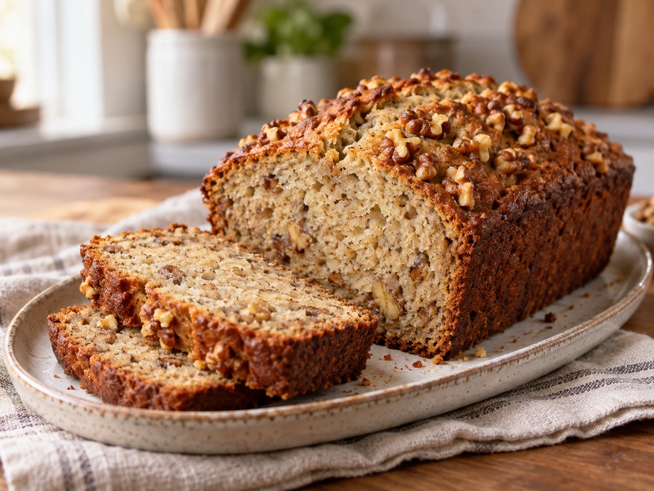 Banana Walnut Bread
